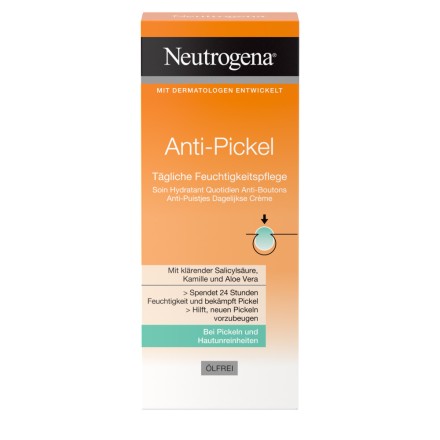 Neutrogena Gesichtspflege - Anti-Pickel Tägliche Feuchtigkeitspflege ölfrei - 50ml
