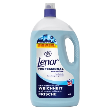 Lenor PRO Wäschepflege - Weichspüler - Aprilfrisch - 4l