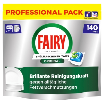 Fairy PRO Geschirrreiniger - Spülmaschinentabs - All In One - 140St.