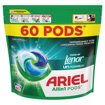 Ariel All-in-1 Pods - Touch of Unstoppables - 60WL
