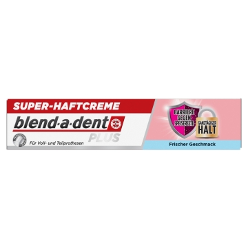 blend-a-dent Haftcreme - Plus Barriere gegen Speisereste Frischer Geschmack - 40g