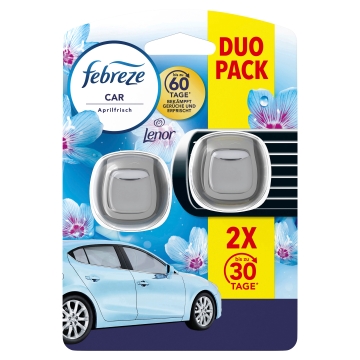 Febreze Auto-Duftclip - Aprilfrisch - 2x 2ml
