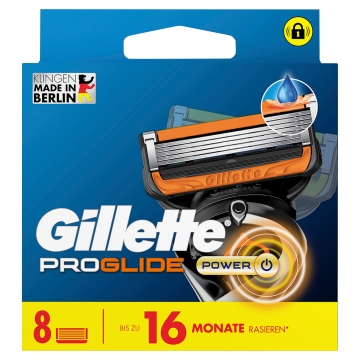 Gillette Rasierklingen - ProGlide Power - 8er Pack (AM)