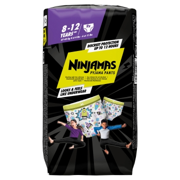 Ninjamas Pyjama Pants - Raumschiff 8-12 Jahre - 9 St.