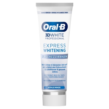 Oral-B Zahncreme - 3D White Express Frisches Strahlen - 75ml