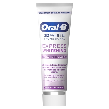 Oral-B Zahncreme - 3D White Express Glänzendes Weiss - 75ml