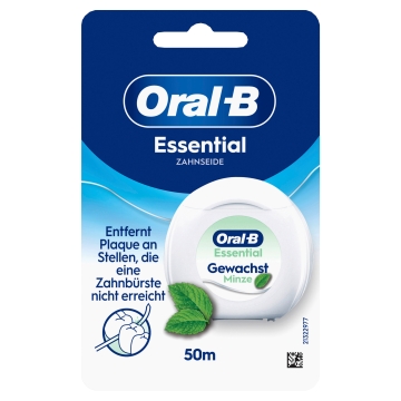 Oral-B Zahnseide - Essential Floss mint gewachst - 50m