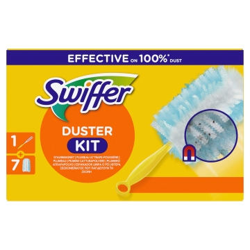 Swiffer Staubmagnet Starterset - Griff + 7 Tücher