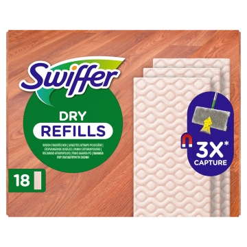 Swiffer Trocken Wischtücher Nachfüllpackung - 18 St. - Holz & Parkett