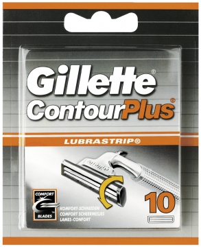Gillette Rasierklingen - ContourPlus - 10er Pack