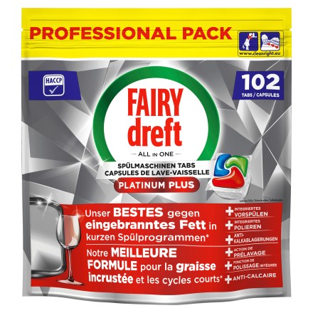 Fairy PRO Geschirrreiniger - Sp&uuml;lmaschinentabs - Platinum Plus - 102St.-11498_1_8006530195522_FairyPROGeschirrreiniger-Spulmaschinentabs-PlatinumPlus-102St$vorne.jpg