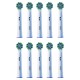 Oral-B Elektrische Zahnb&uuml;rste - Vitality Pro - Lilac Mist + Oral-B Aufsteckb&uuml;rsten - Pro - CrossAction - 10er Pack - White-buerste white