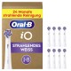 Oral-B Aufsteckb&uuml;rsten - iO Strahlendes Weiss - 8St. - White - FFU-