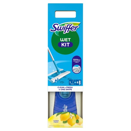 Swiffer Bodenwischer Starterset - Blue - Bodenstab + 6 Wet T&uuml;cher (H&auml;ngevorrichtung)-12060_1_SwifferBodenStartersetBlueBodenstab6WetWischtuecherHaengevorrichtung$.jpg