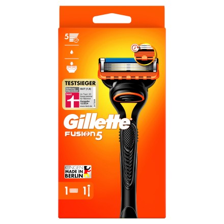 Gillette Nassrasierer - Fusion5 + 1 Klinge-11885_1_GilletteFusion5Rasierapparatmit1KlingeStiftungWarentestTestsieger$.jpg