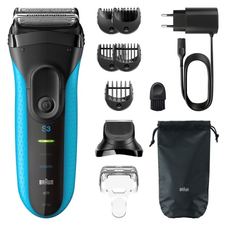 Braun Elektrischer Rasierer - Series 3 - 3010BT - Black/Blue-12159_1_8700216735483_BraunElektrischerRasierer-Series3-3010BT-BlackBlue$Produkt.jpg