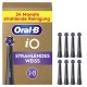 Oral-B Aufsteckb&uuml;rsten - iO Strahlendes Weiss - 8St. - Black - FFU-