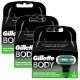 Gillette Body Systemklingen Jahrespack mit 12 Klingen-