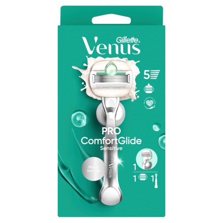 Gillette Venus Nassrasierer - Pro Comfortglide Sensitive mit 1 Klinge + Duschh&auml;nger-11561_1_GilletteVenusNassrasiererProComfortglideSensitiveMit1KlingeDuschhaenger$.jpg