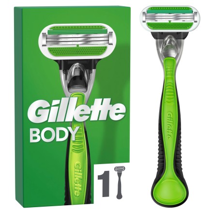 Gillette Nassrasierer - Body Rasierapparat mit 1 Klinge-7702018615384_1_Gillette_Nassrasierer-Body_Rasierapparat_mit_einer_Klinge$Hauptbild.jpg
