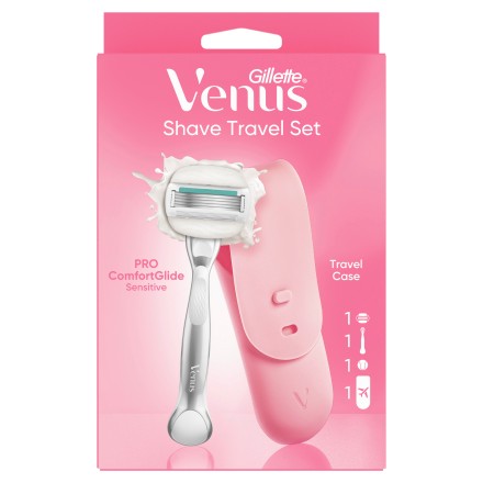 Gillette Venus Nassrasierer - Pro Comfortglide Sensitive mit 1 Klinge + Duschh&auml;nger + Travelcase-11560_1_GilletteVenusNassrasiererProComfortglideSensitiveMit1KlingeDuschhaengerTravelcase$.jpg