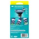 Gillette Rasierklingen - MACH3 - 5er Pack + Handst&uuml;ck-hinten